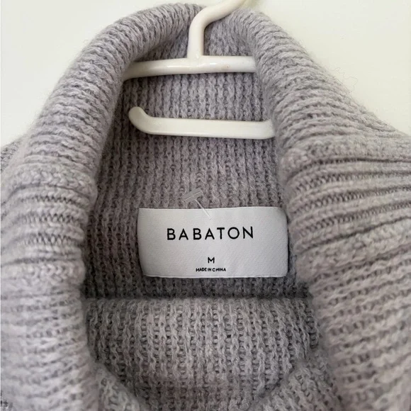 Babaton Ribbed Turtle Neck Sweater - Picture 4 of 7